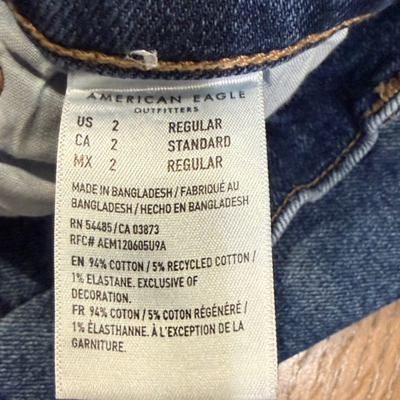 American Eagle Outfitters Women’s Dark Blue Skinny Jeans - Picture 8 of 10